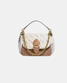 Coach Beat Shoulder Bag With Horse And Carriage Print