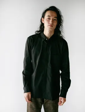 Cotton Broad Shirt Black