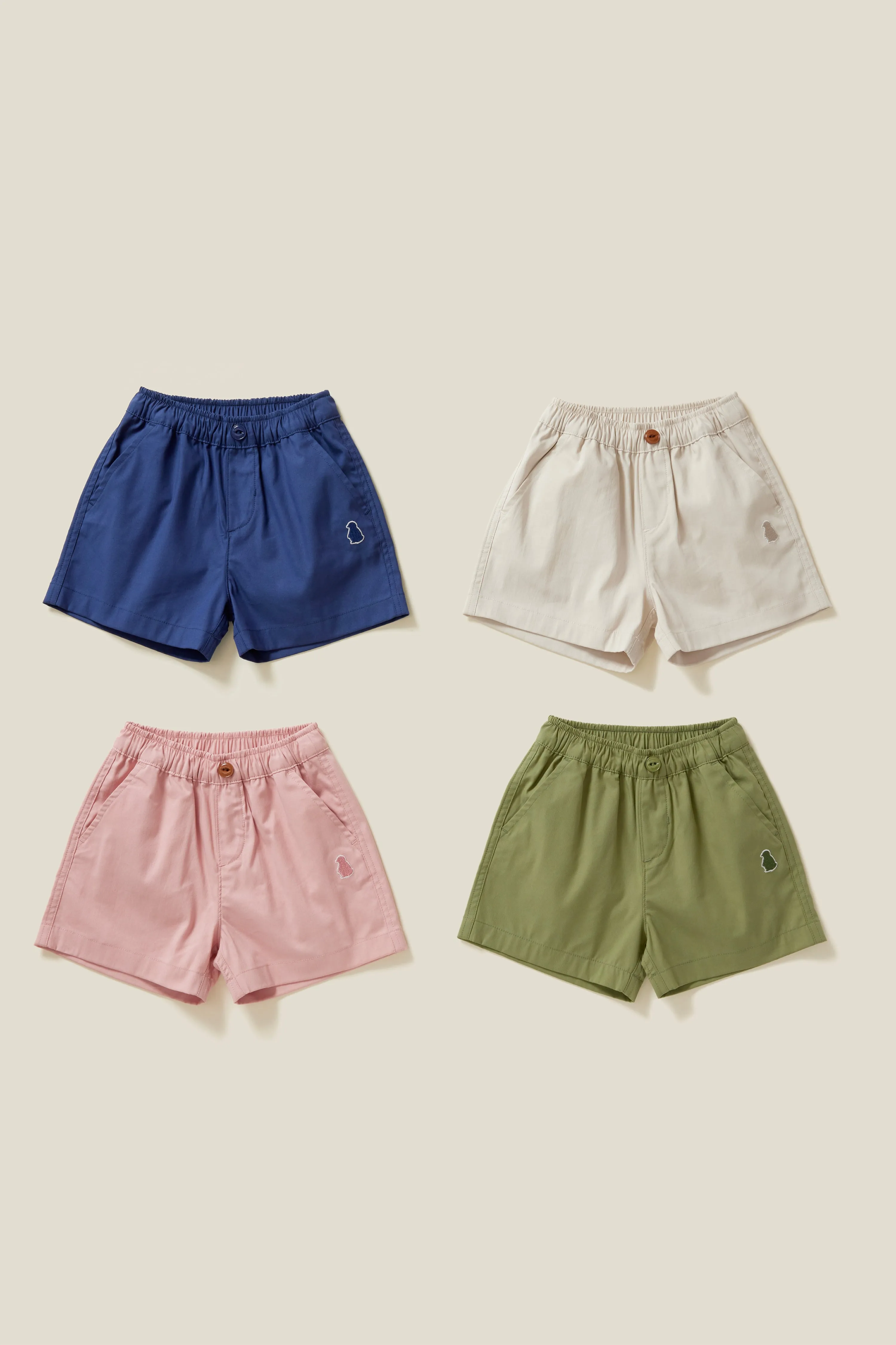 Cotton Spandex Shorts (1-6Y)