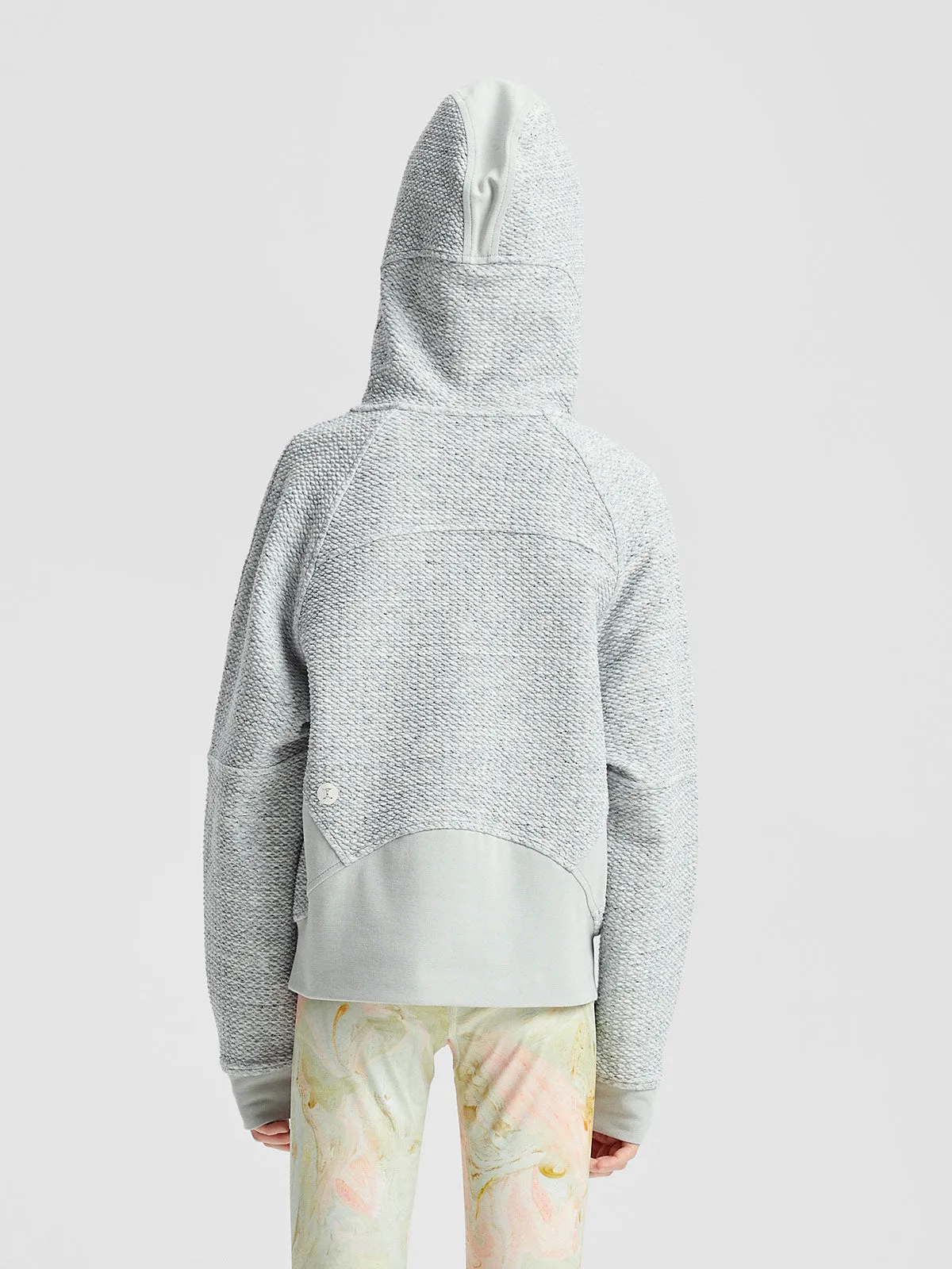 Cotton Wave Zip-Up Hoodie