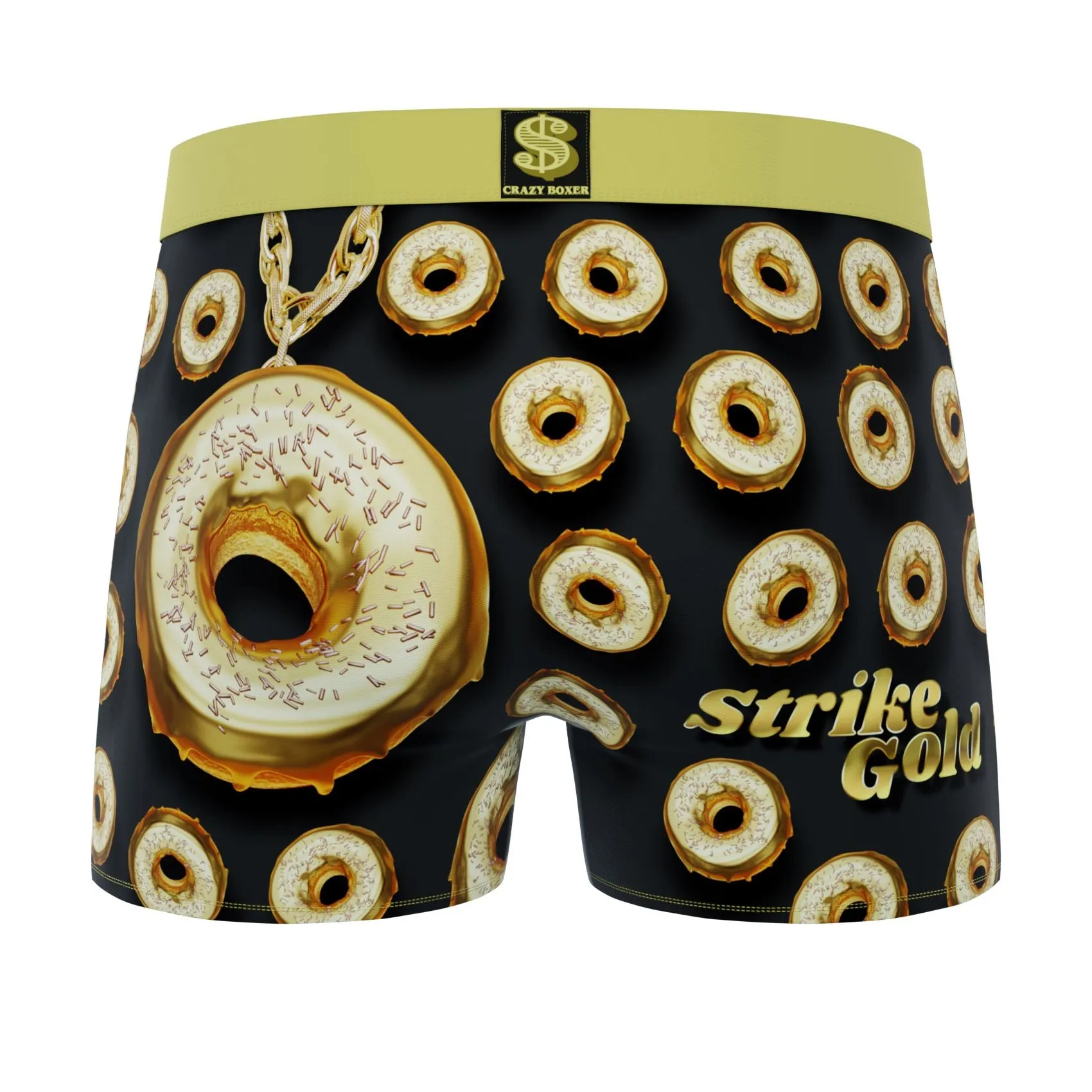 CRAZYBOXER Bling Bling Donuts Men's Boxer Briefs