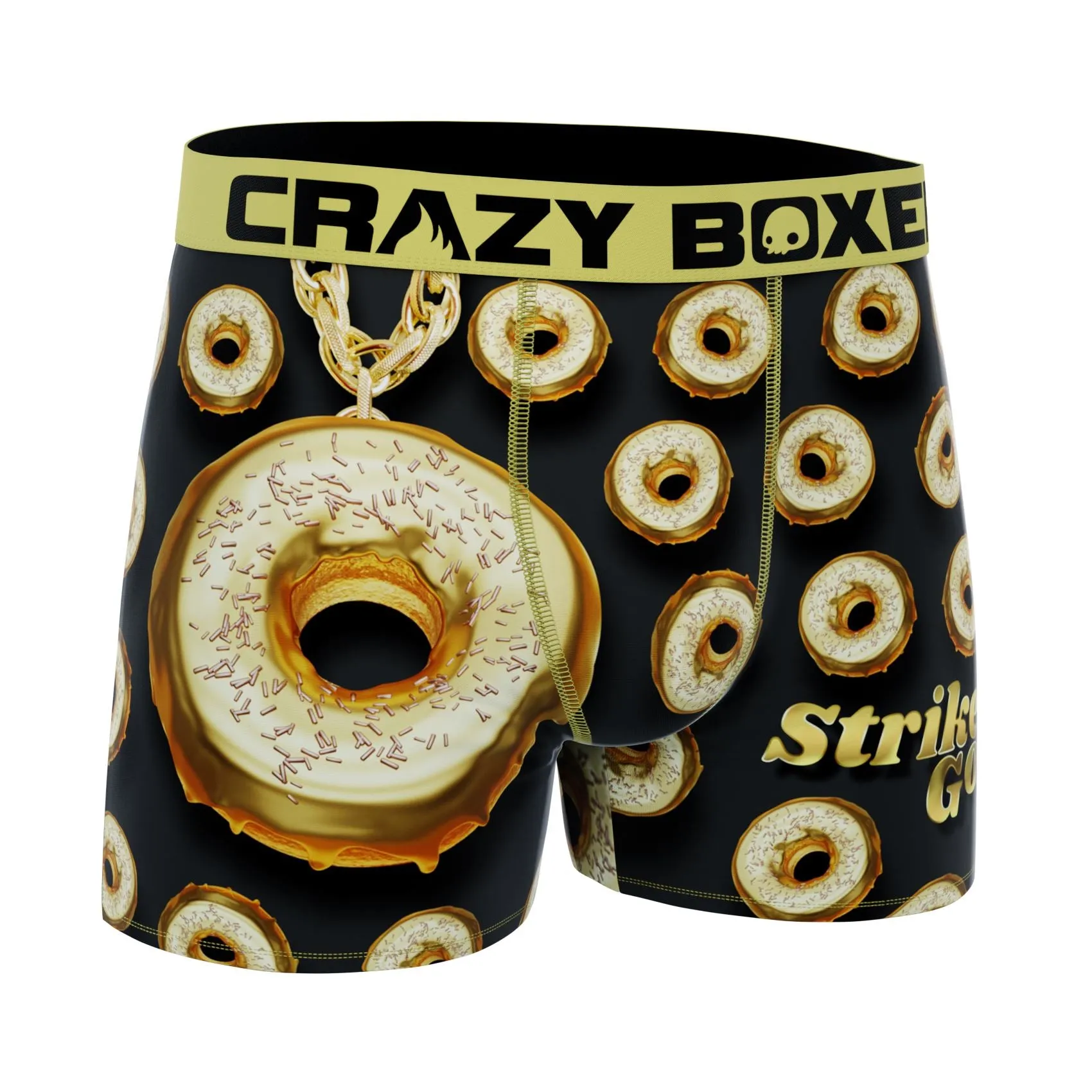 CRAZYBOXER Bling Bling Donuts Men's Boxer Briefs