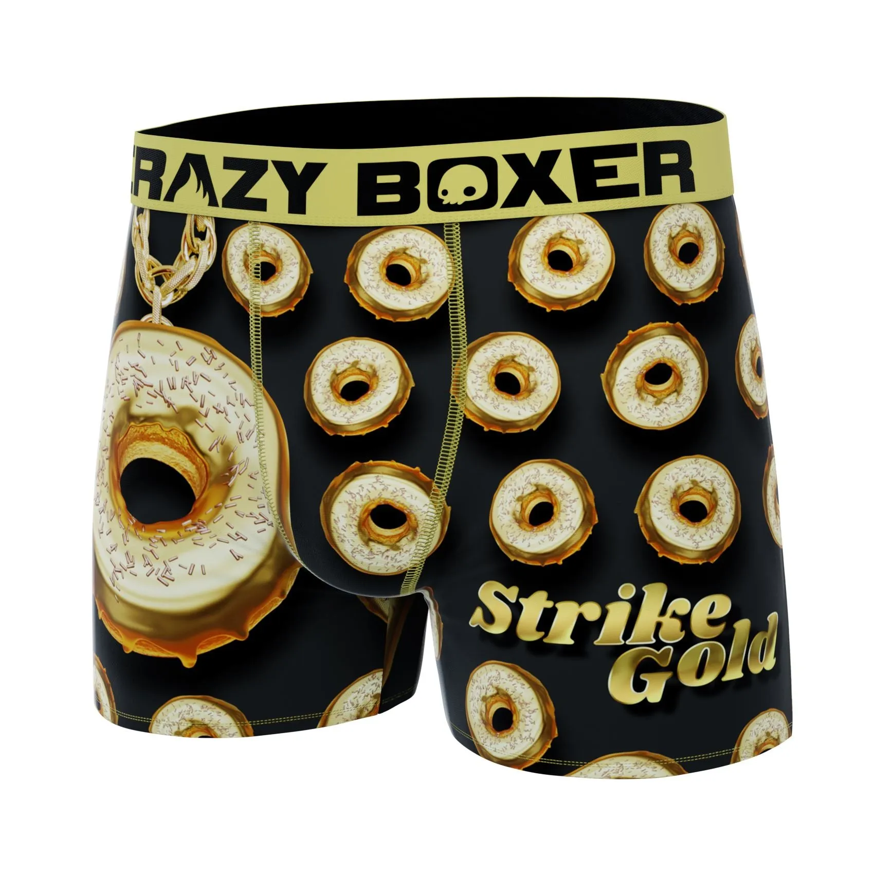 CRAZYBOXER Bling Bling Donuts Men's Boxer Briefs