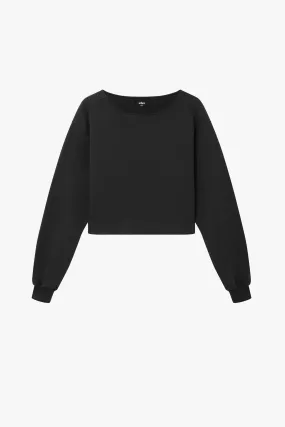 Cropped Oversized Sweatshirt