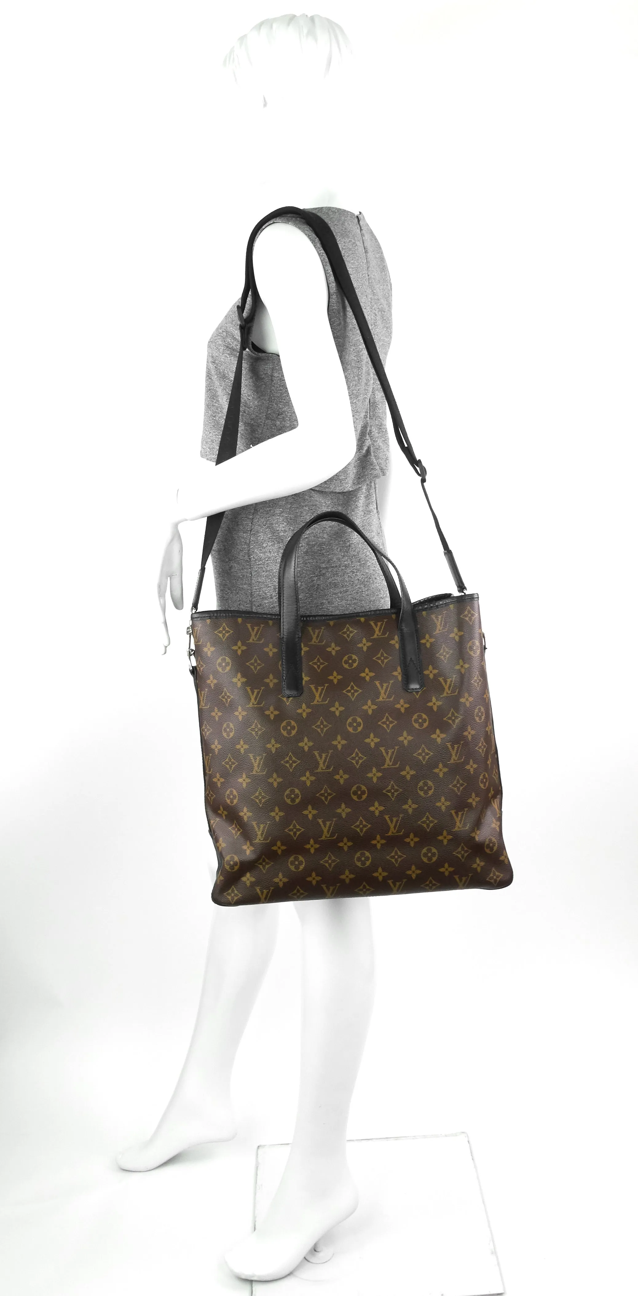 Davis Monogram Macassar Canvas Tote Bag