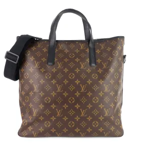 Davis Monogram Macassar Canvas Tote Bag