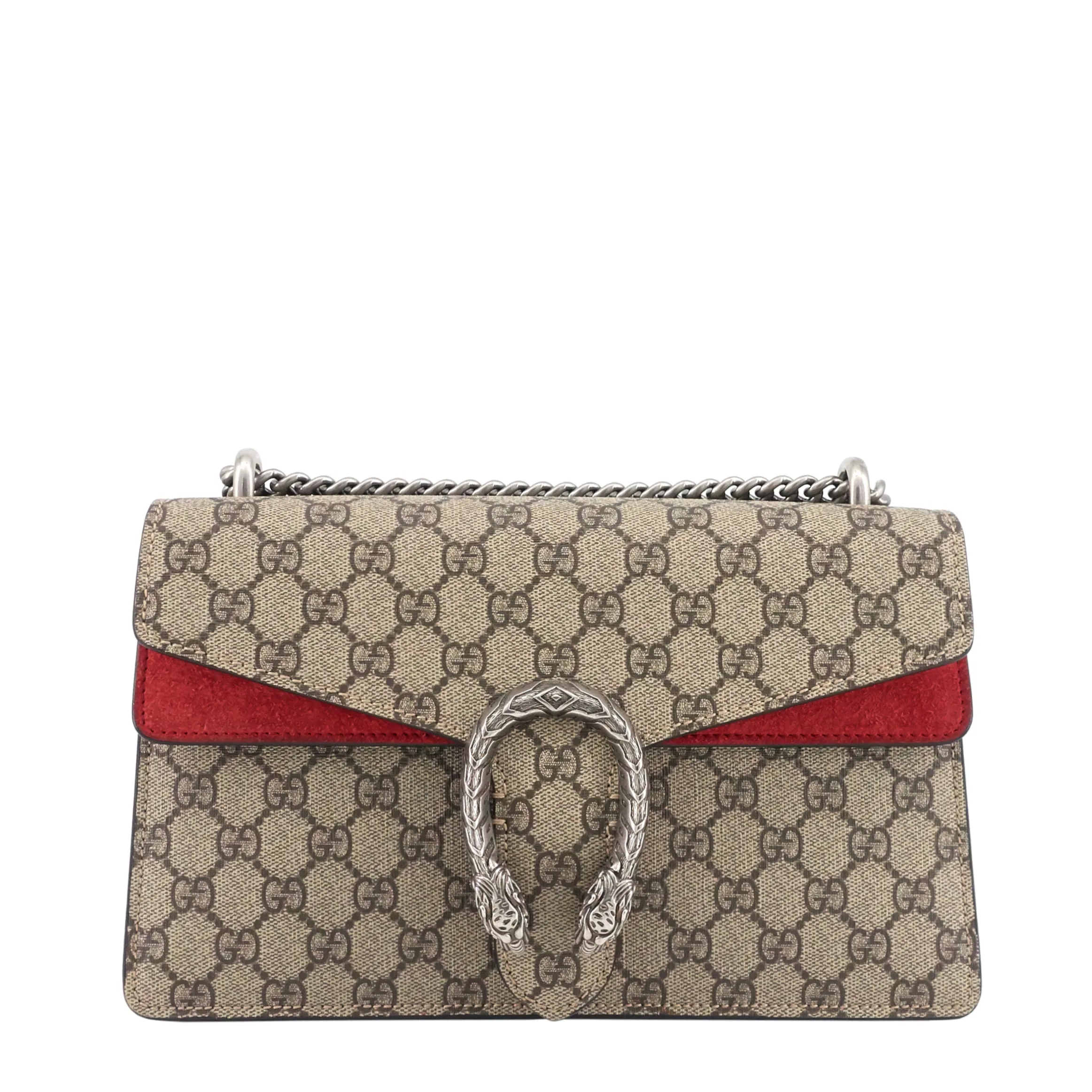 Dionysus Small GG Supreme Monogram Canvas Bag