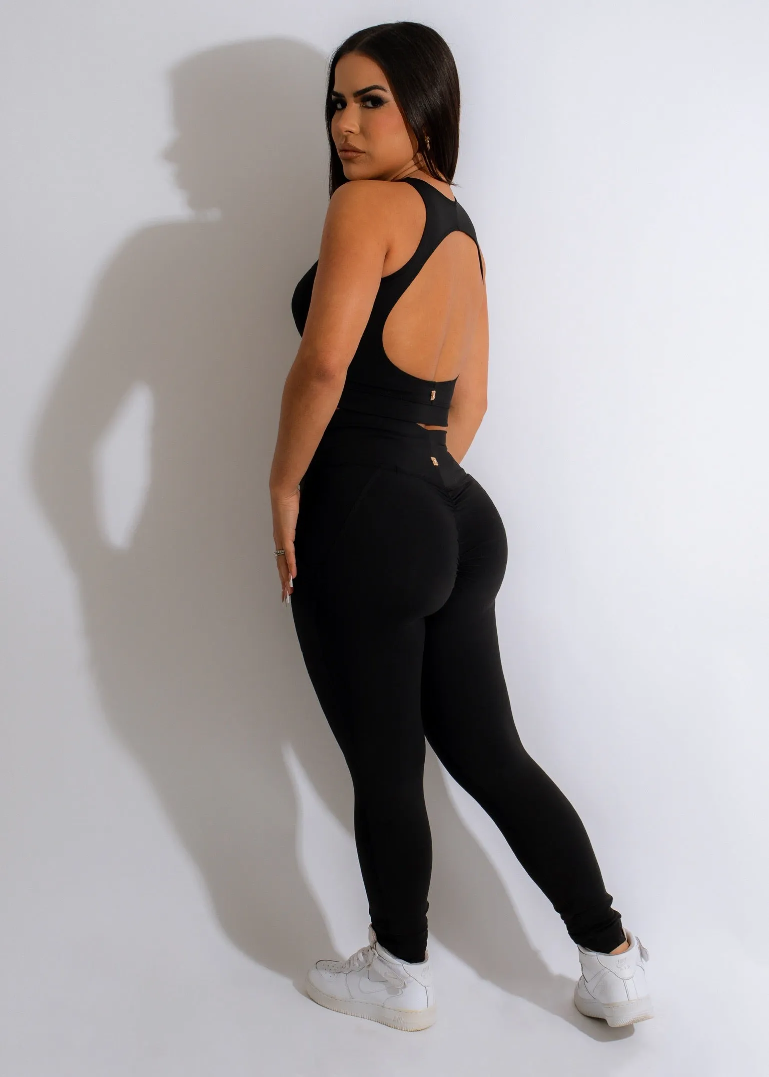 Diva Signature Pocket Leggings Black