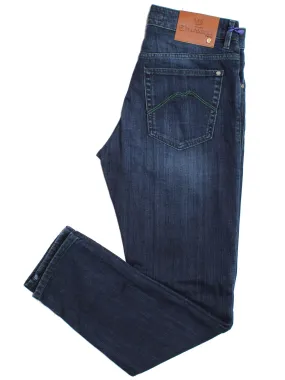 E. Marinella Jeans Dark Blue 31 Slim Fit Tokyo Zip Fly SALE