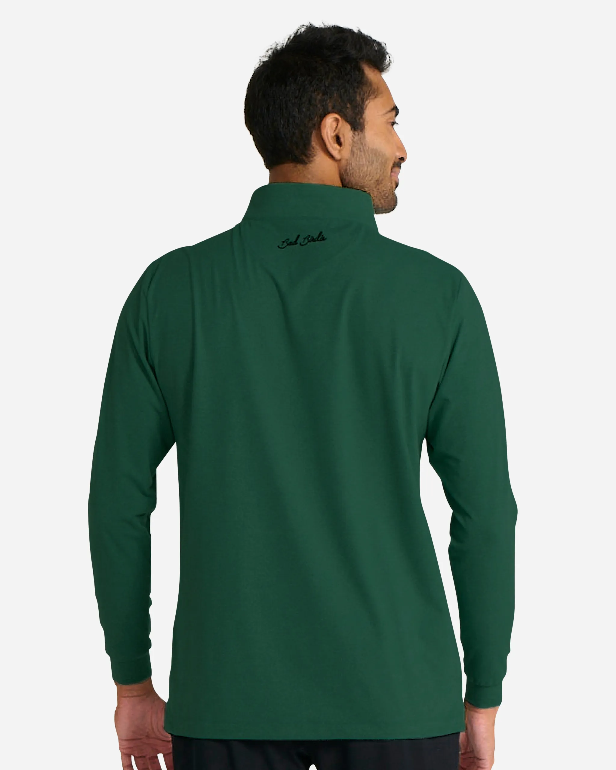 Evergreen Heather Quarterzip