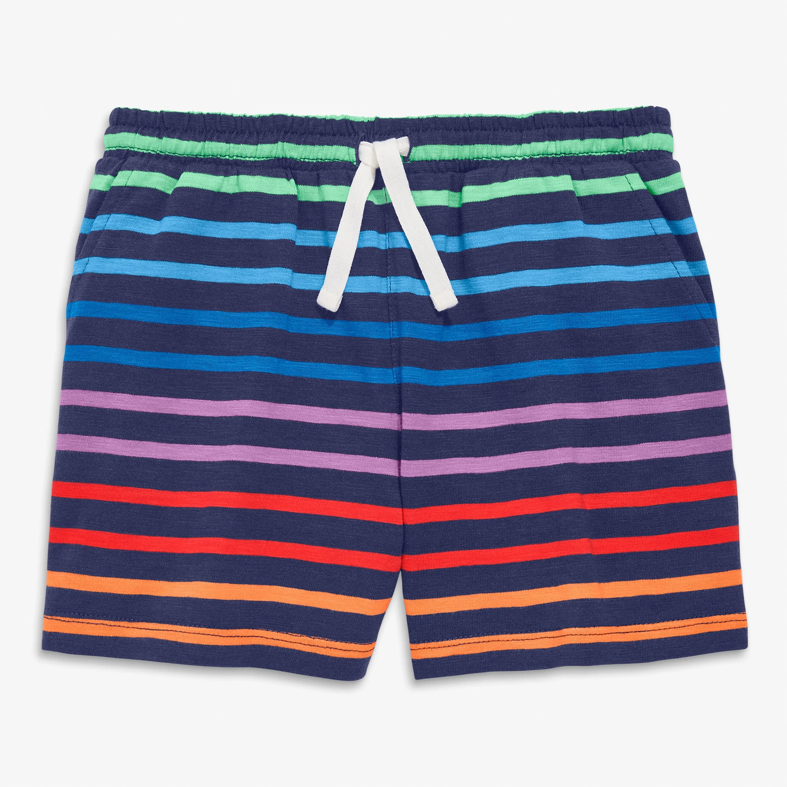 Field short in rainbow stripe