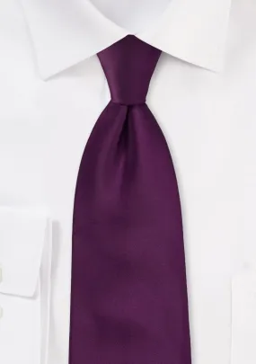 Grape Solid Necktie