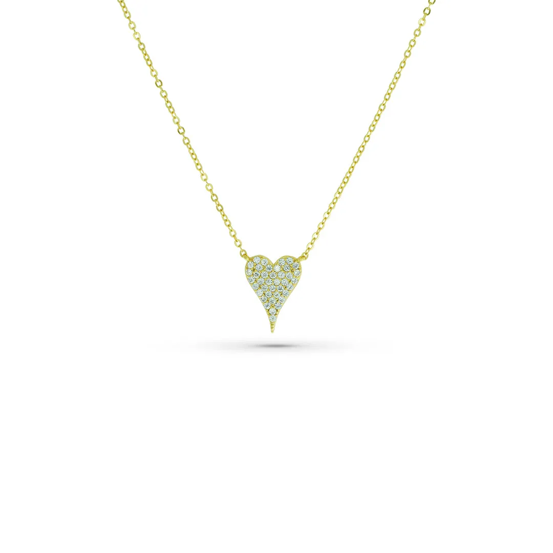 Heart Thin Chain Necklace