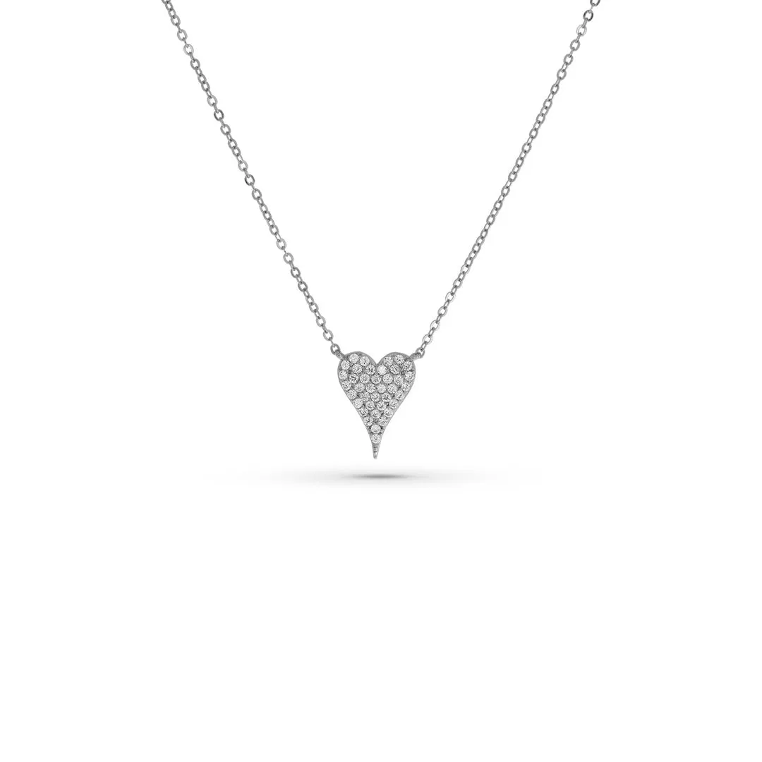 Heart Thin Chain Necklace