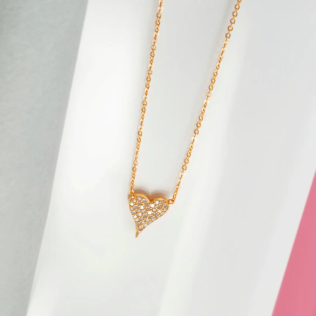 Heart Thin Chain Necklace