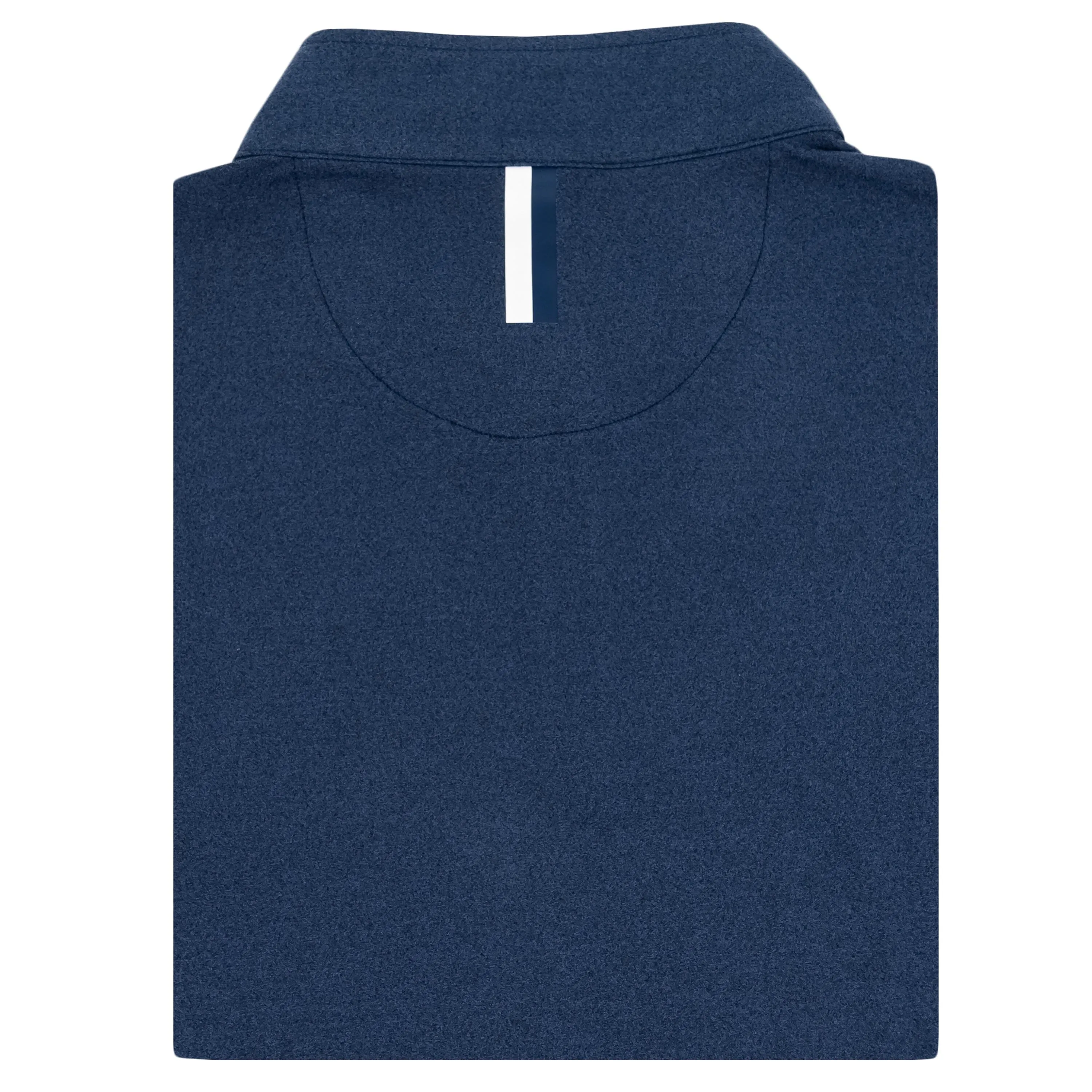 Heather Performance Q-Zip | Heather - Fleet Navy/Slate Blue