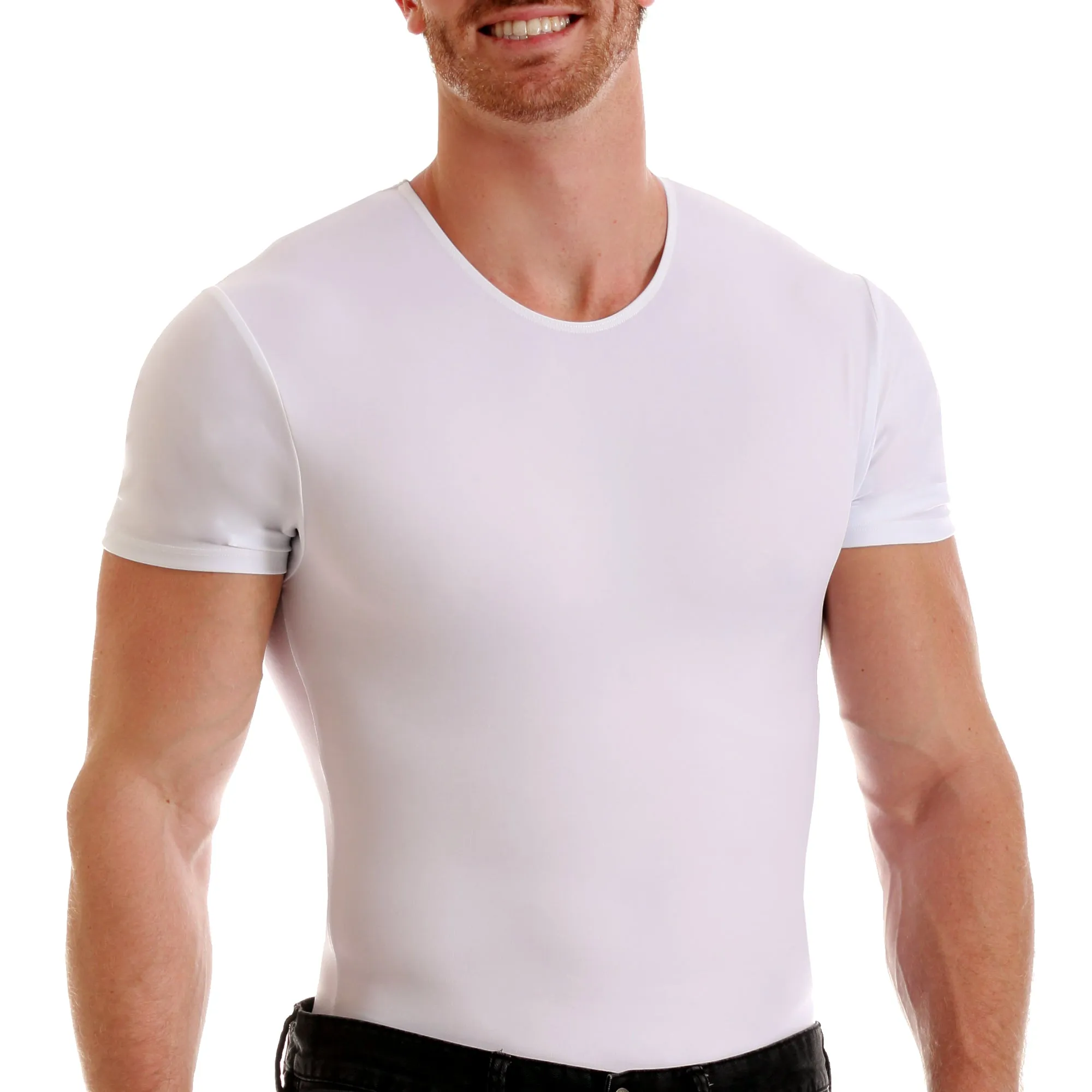 Insta Slim Big & Tall Compression Crew Neck Shirt TS0001BT