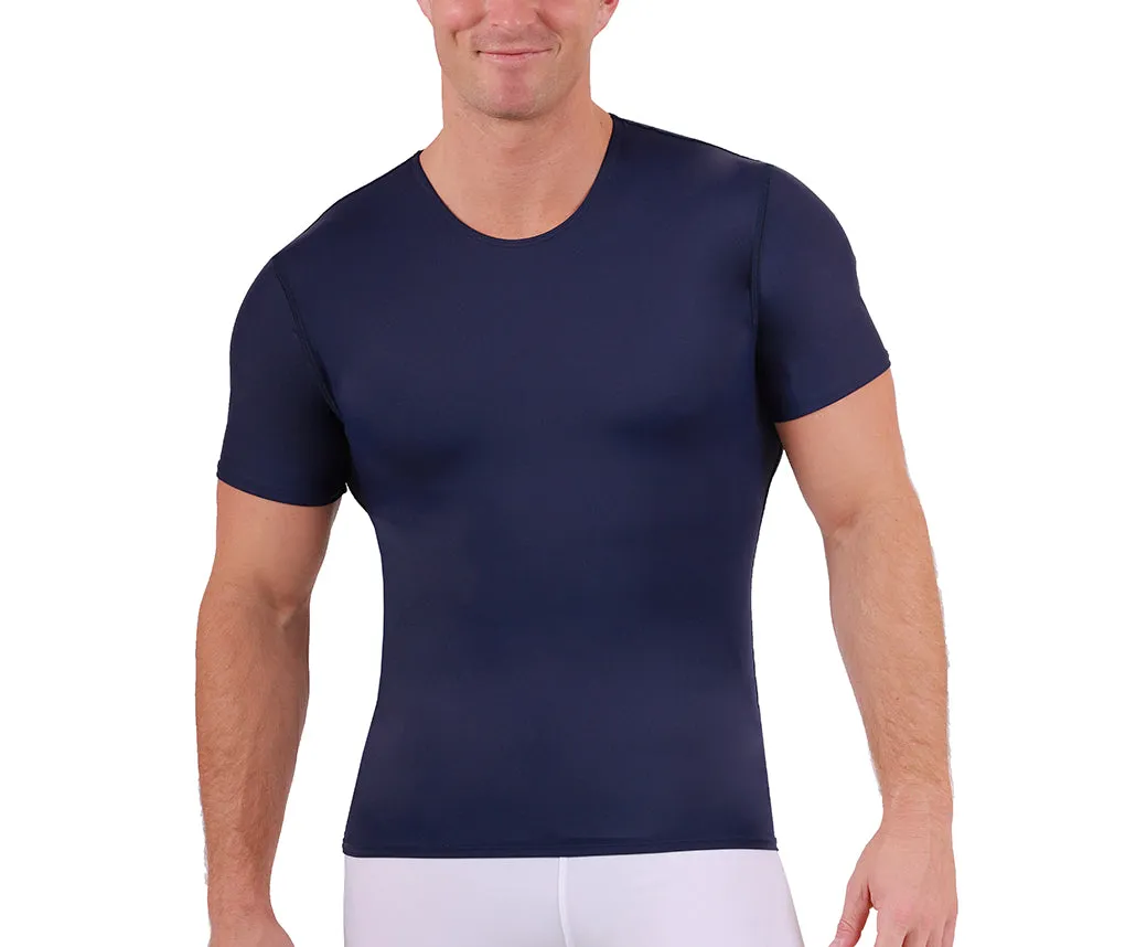 Insta Slim Big and Tall Compression Short Sleeve Crew Neck 2TAT001BT