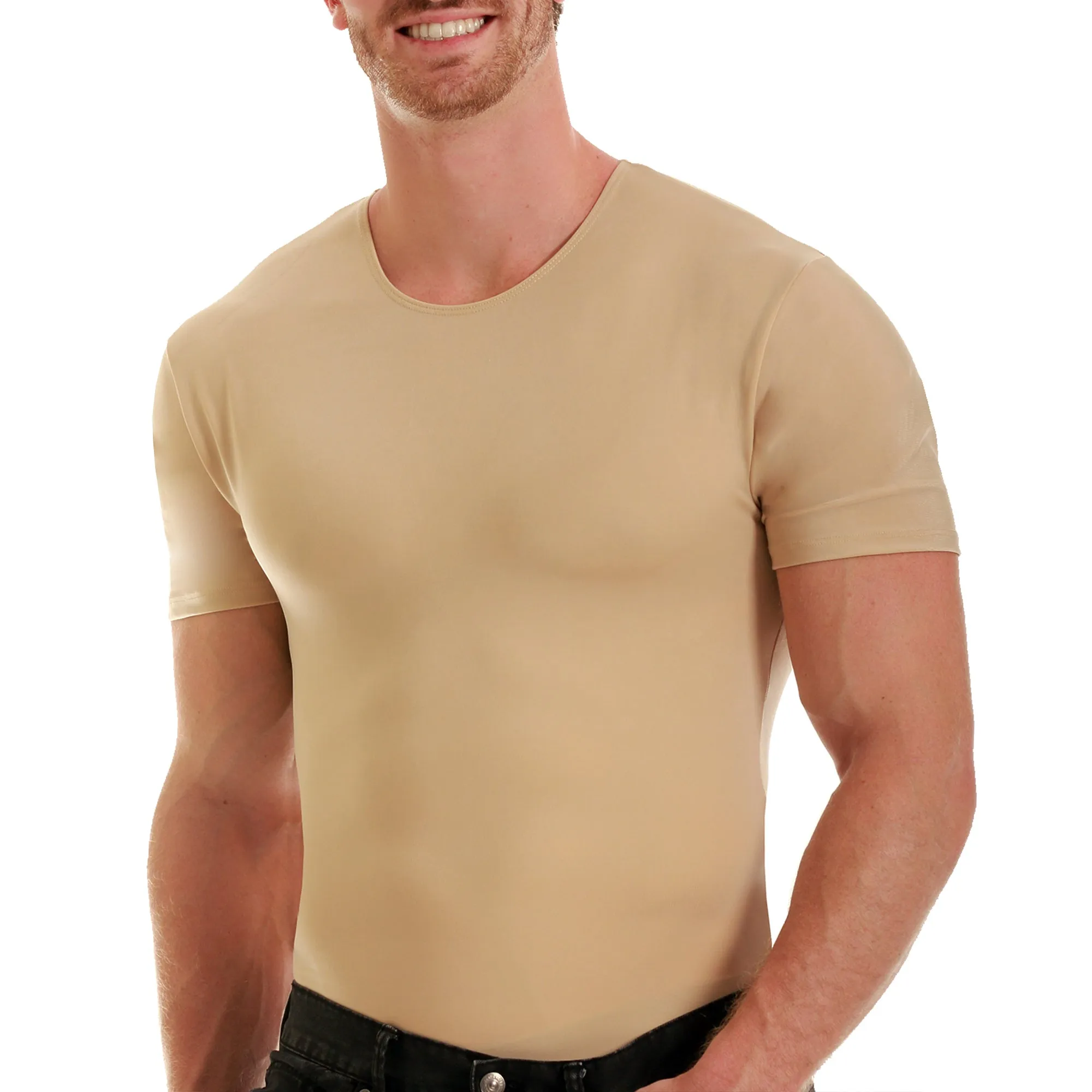 Insta Slim Compression Crew Neck Shirt TS0001