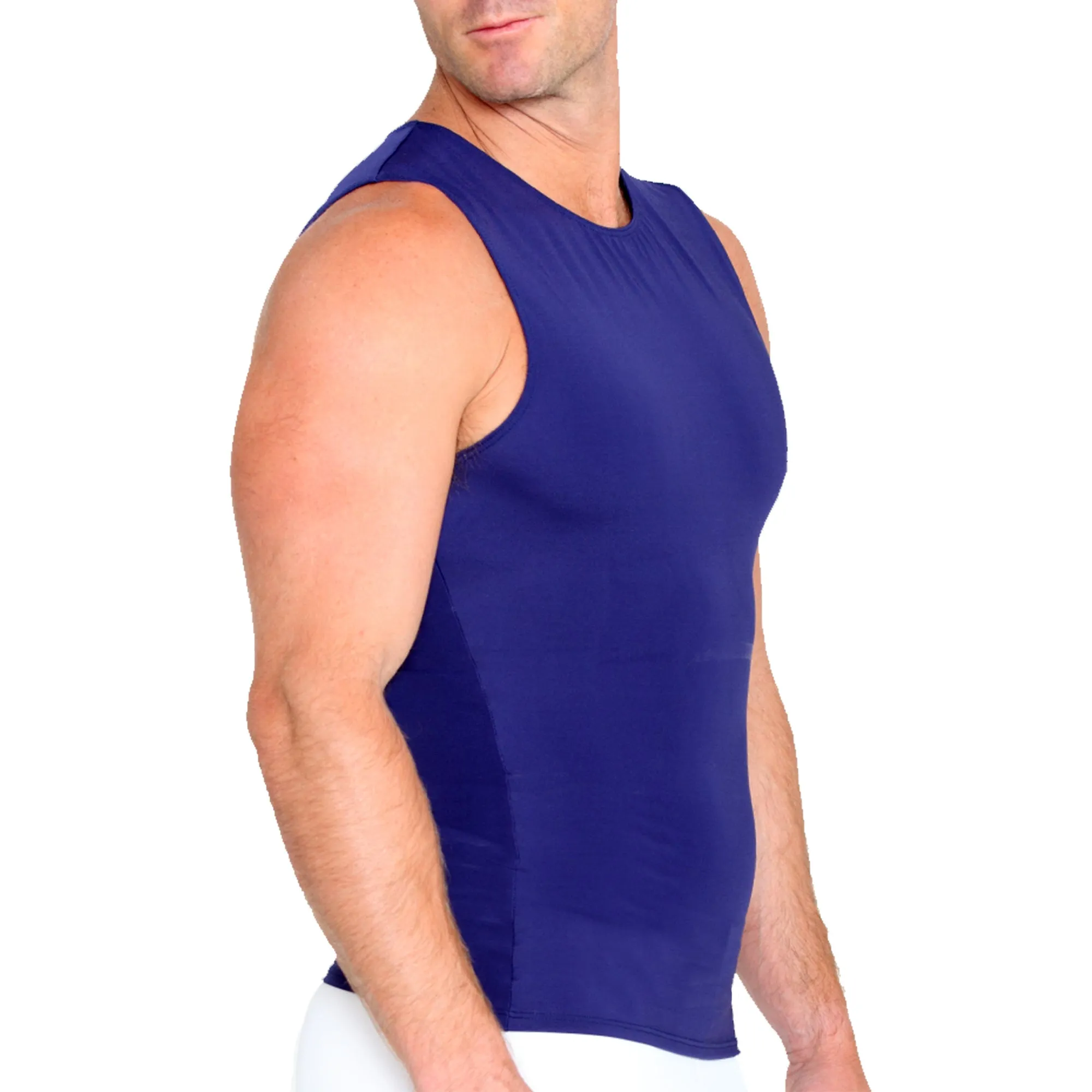 Insta Slim Compression Sleeveless Crew Neck Tank TS00N1