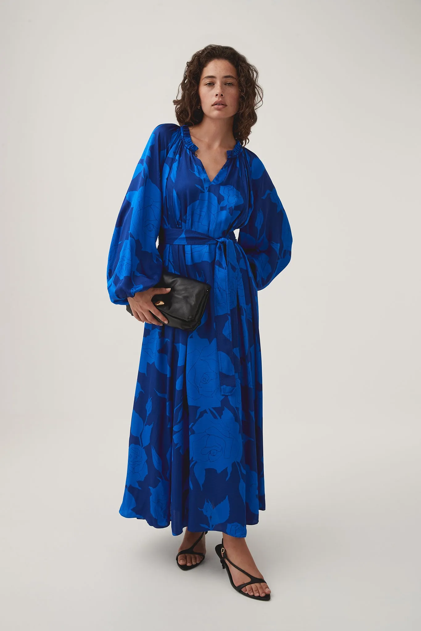 Knowing Belted Smock Dress