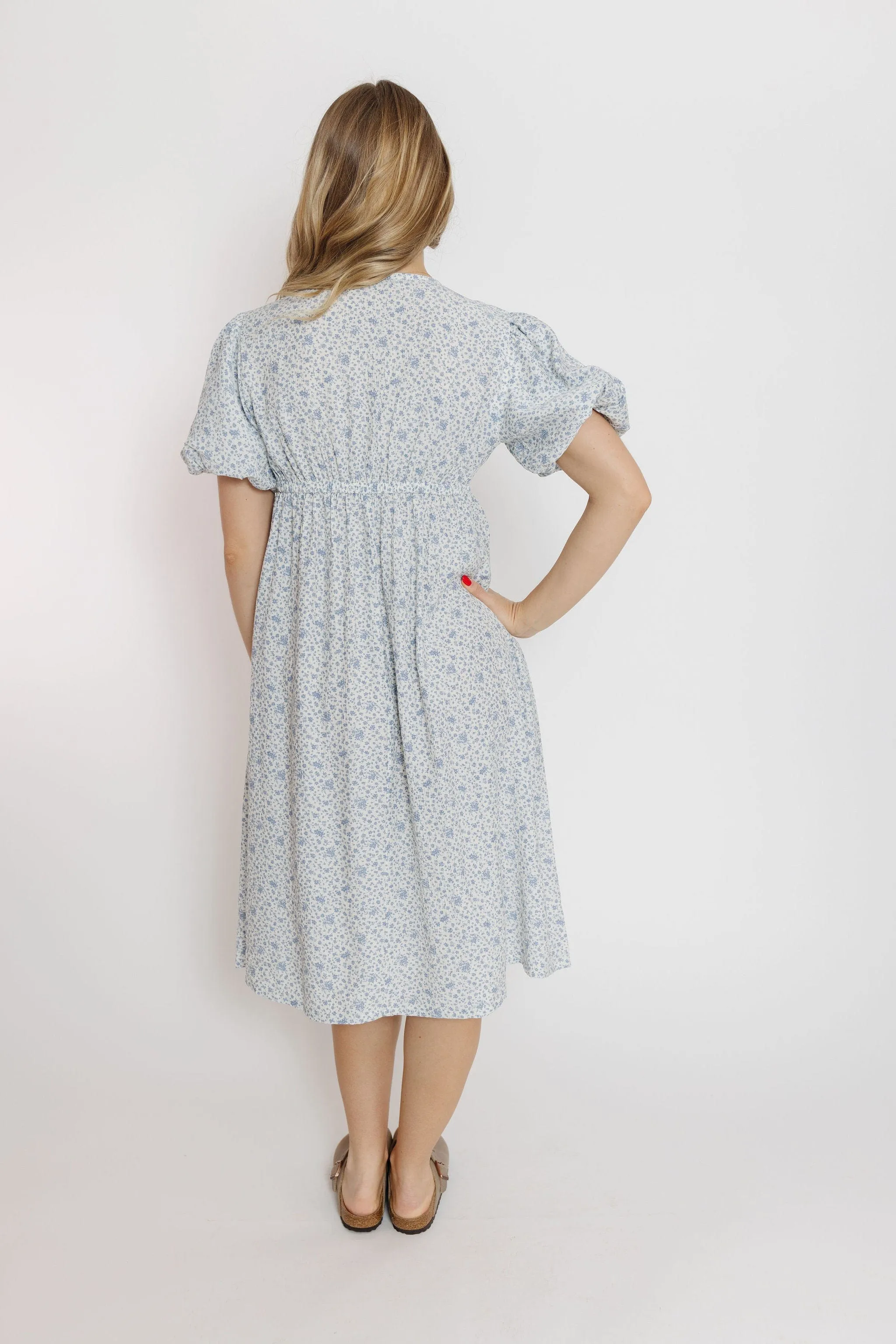 Lazy Summer Dress in Pale Blue