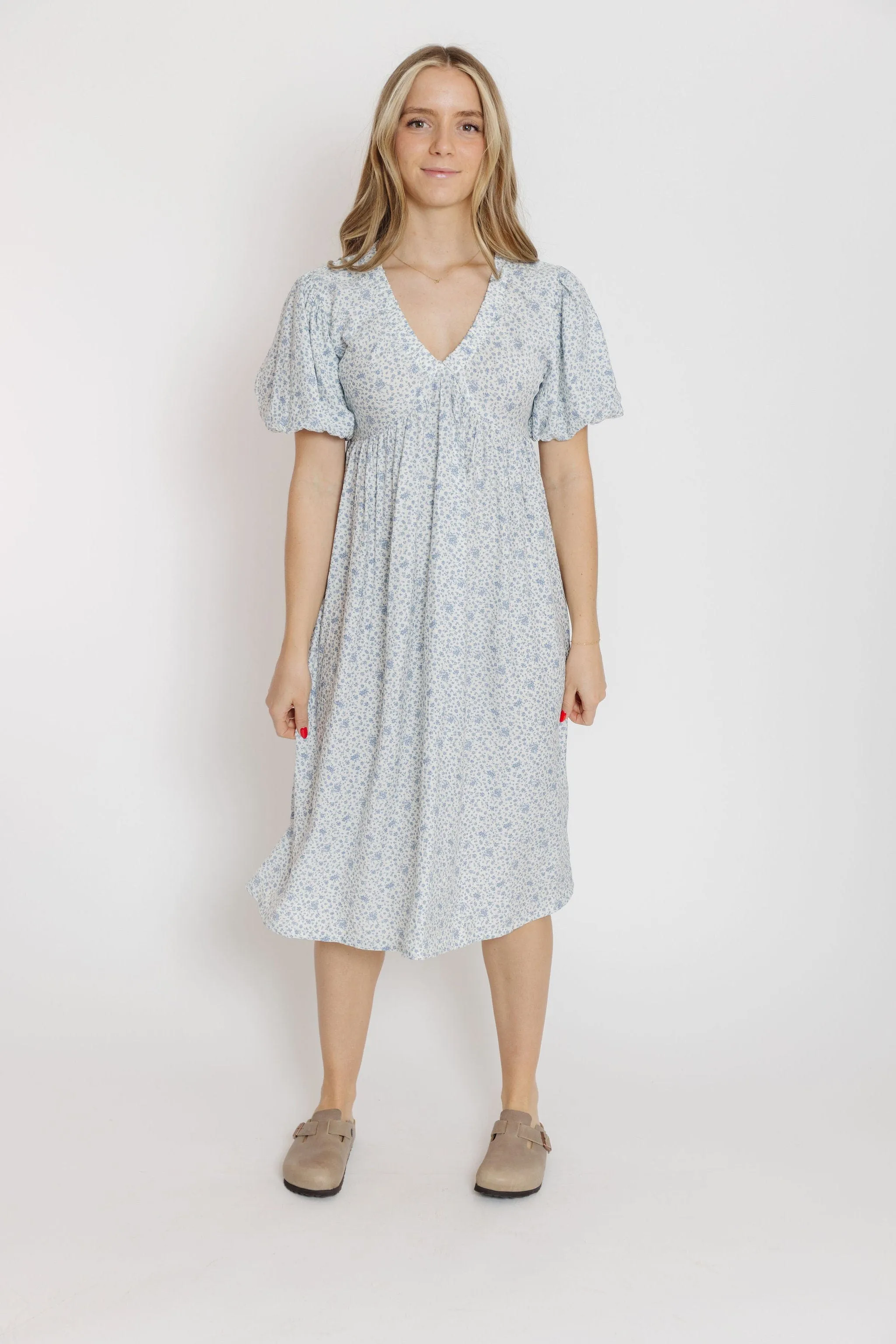 Lazy Summer Dress in Pale Blue