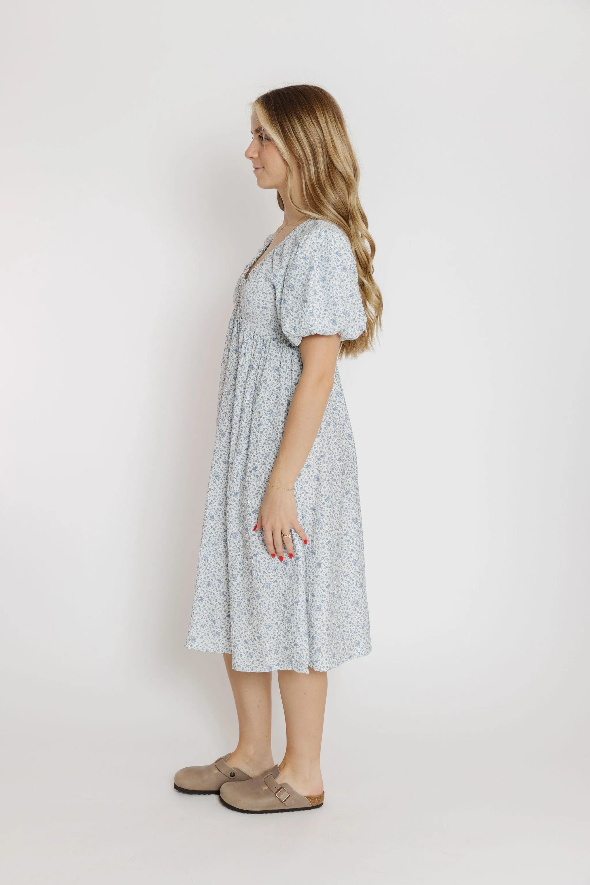 Lazy Summer Dress in Pale Blue