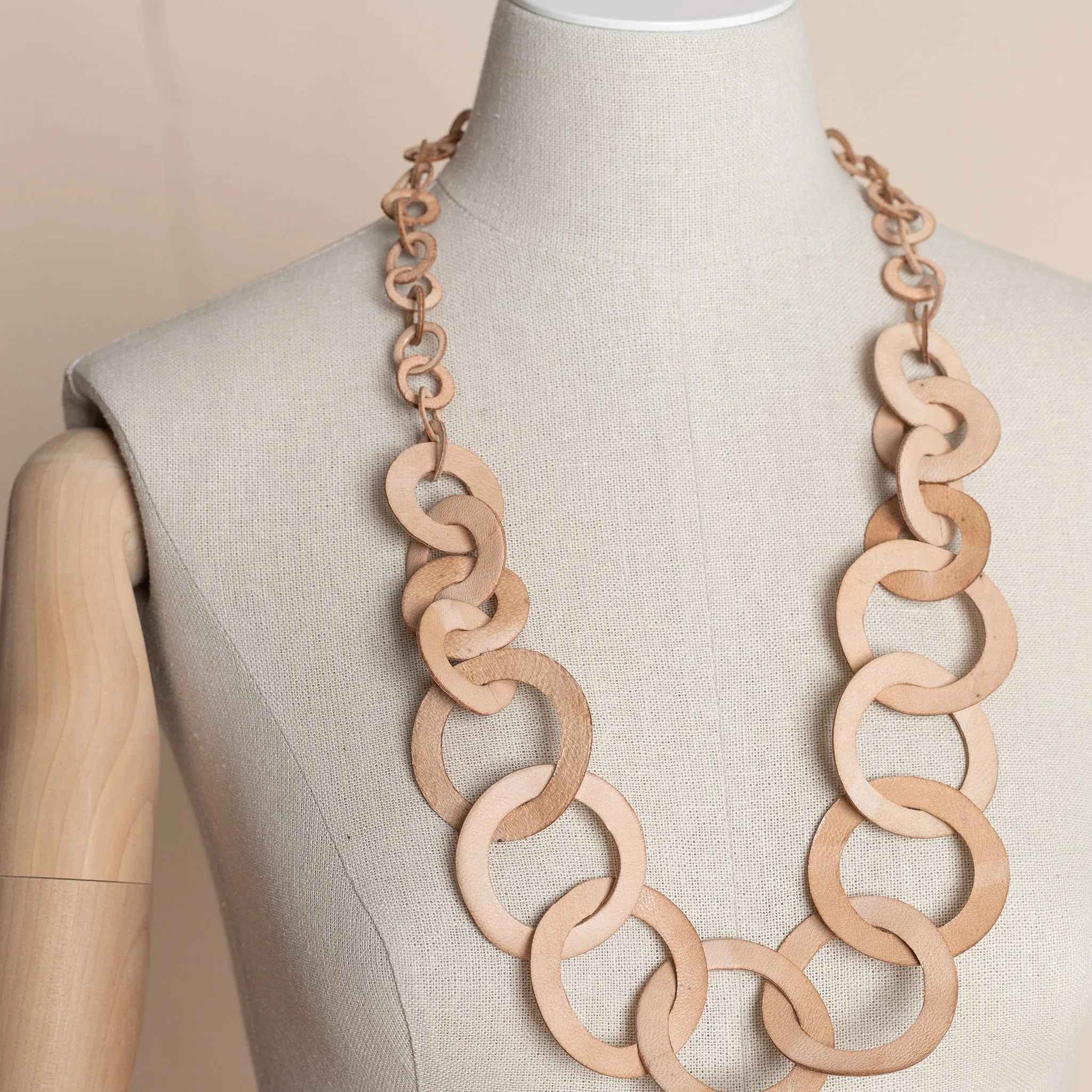 leather chain necklace