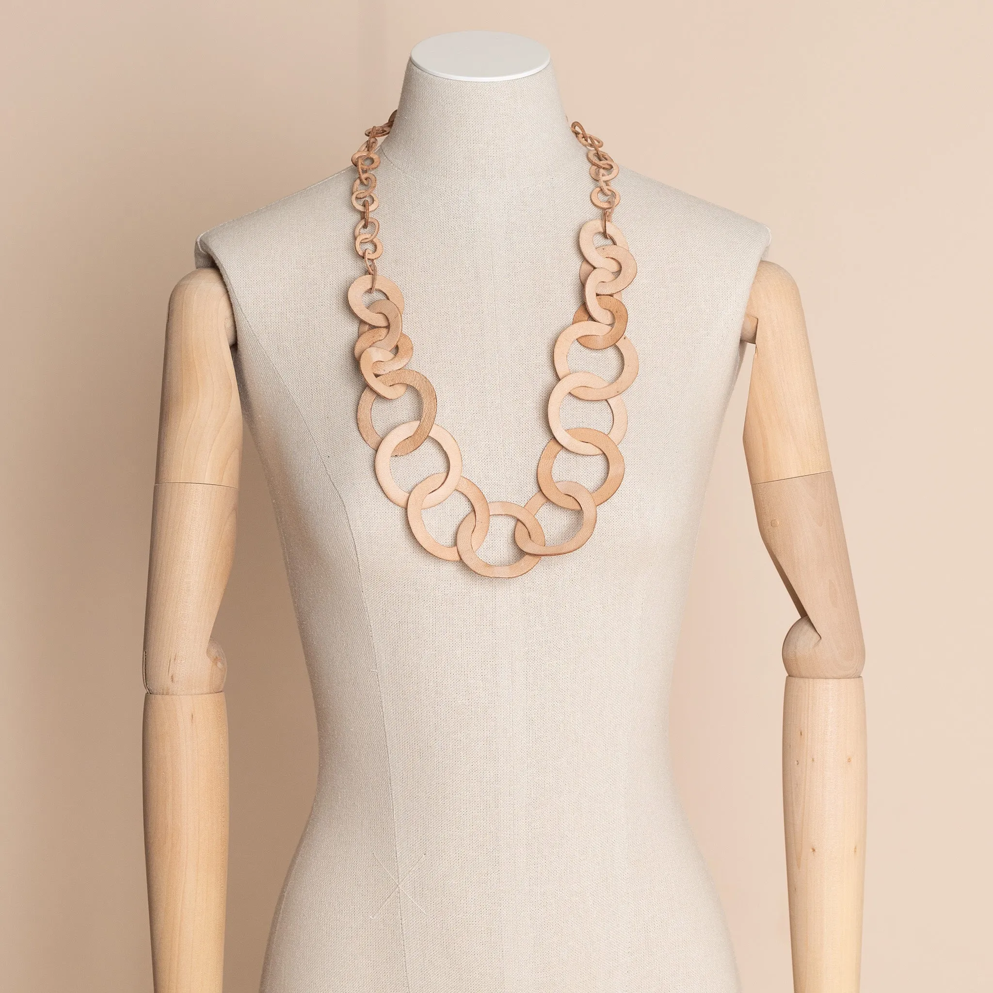 leather chain necklace