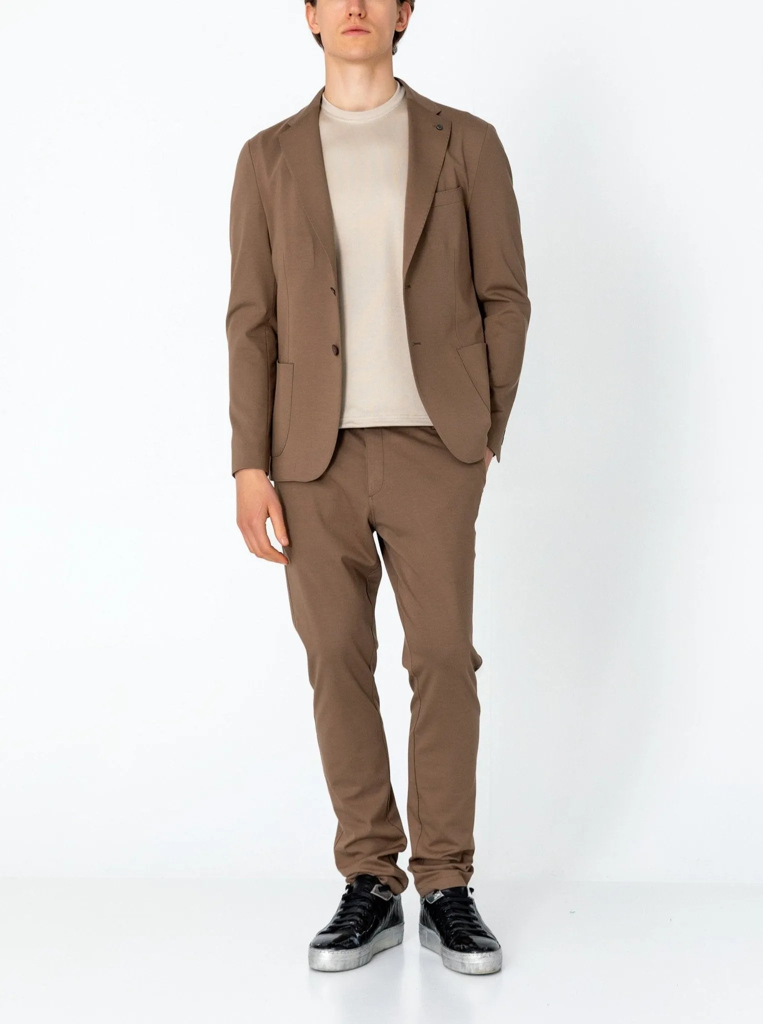 Lightweight Patch Pocket Jacket - Camel