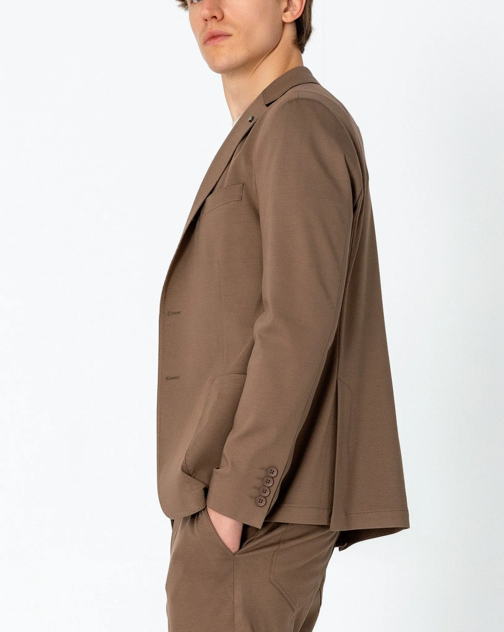 Lightweight Patch Pocket Jacket - Camel