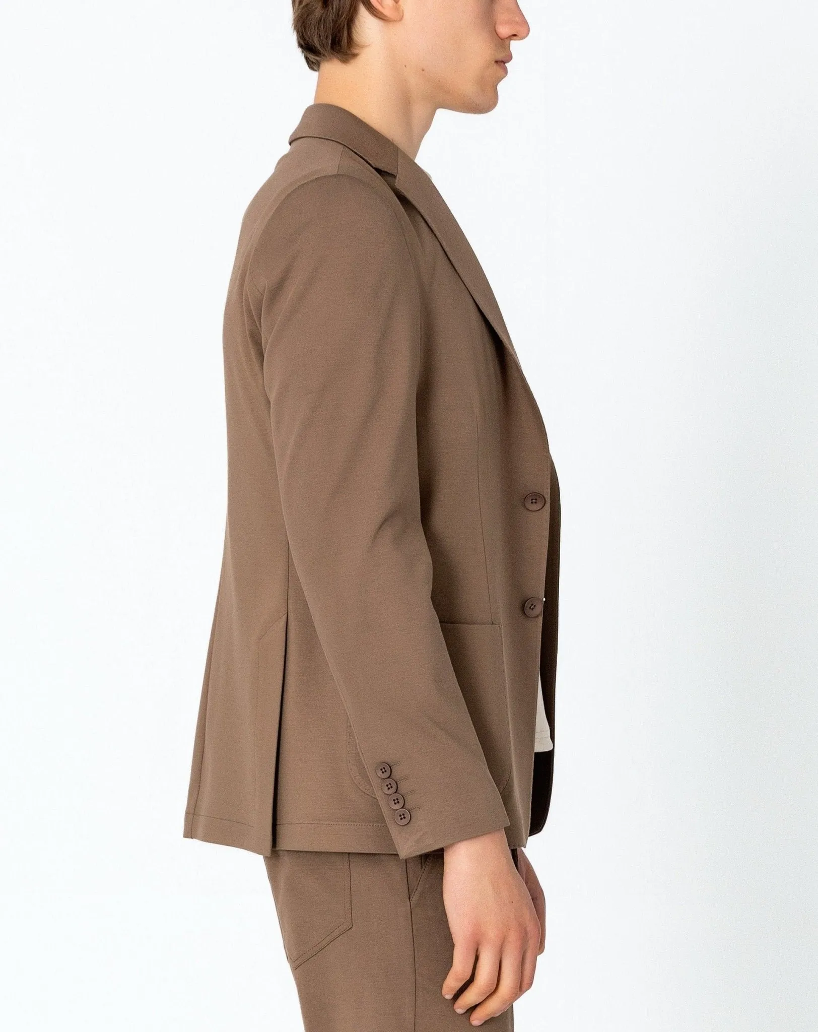 Lightweight Patch Pocket Jacket - Camel