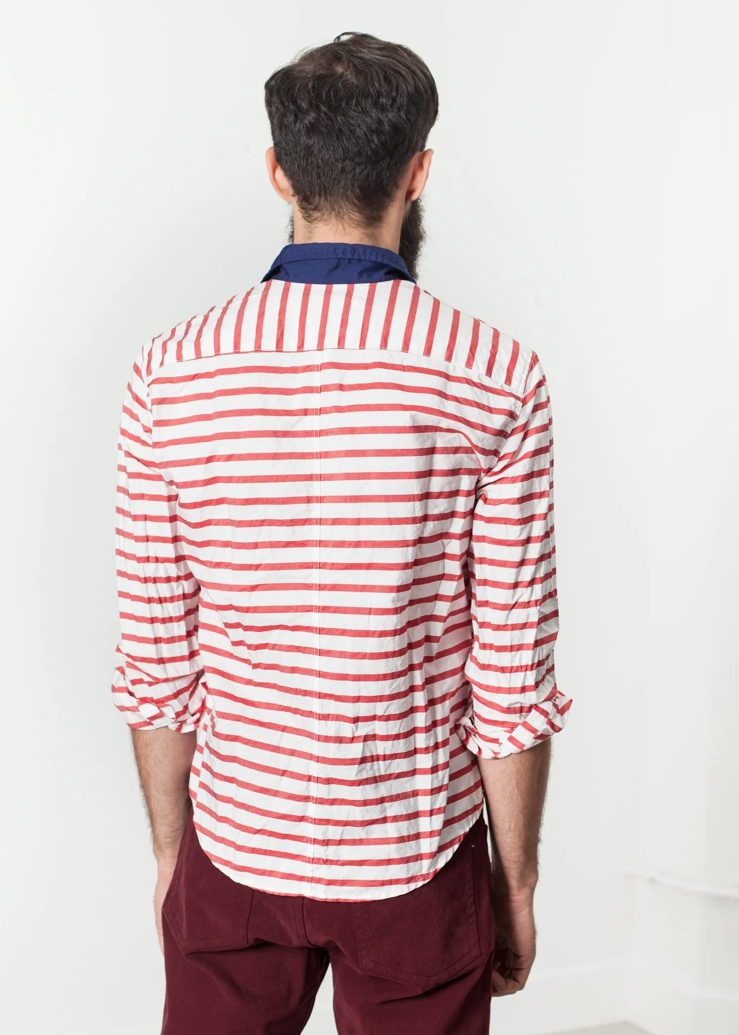 Luke Shirt in Red Stripe -UEB