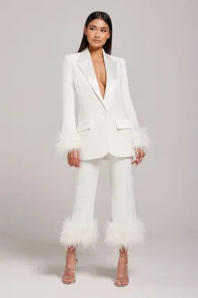 Margot White Blazer