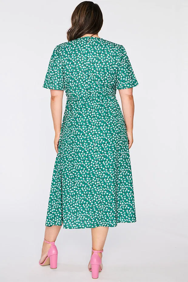 Marley Green Floral Dress