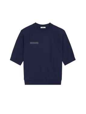 Mens DNA Double Jersey Short Sleeve Top—navy