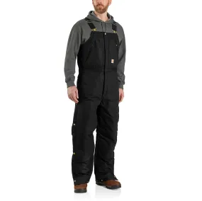 Men's Insulated Bib Overall - Loose Fit - Firm Duck - 4 Extreme Warmth Rating