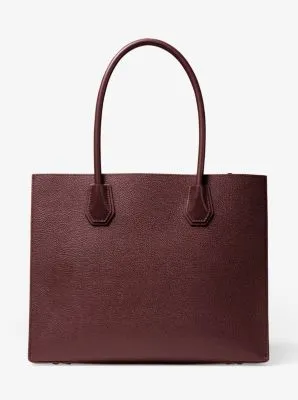 Mercer Extra-Large Pebbled Leather Pocket Tote Bag