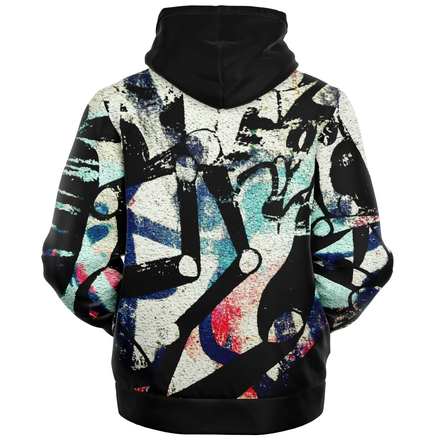 Microfleece Ziphoodie - Abstract Shapes & Robot Arms