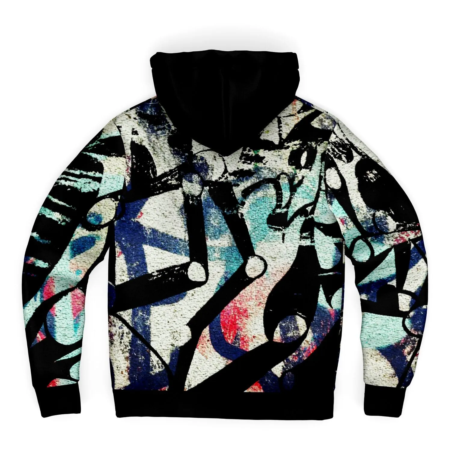 Microfleece Ziphoodie - Abstract Shapes & Robot Arms