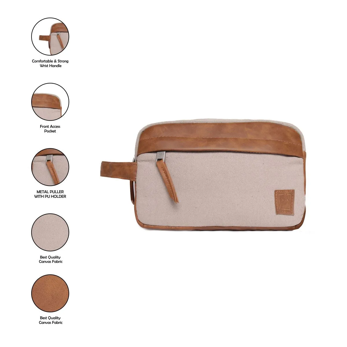 Natural Makeup Kit/Travel Organizer  Pouch/Cosmetics Case