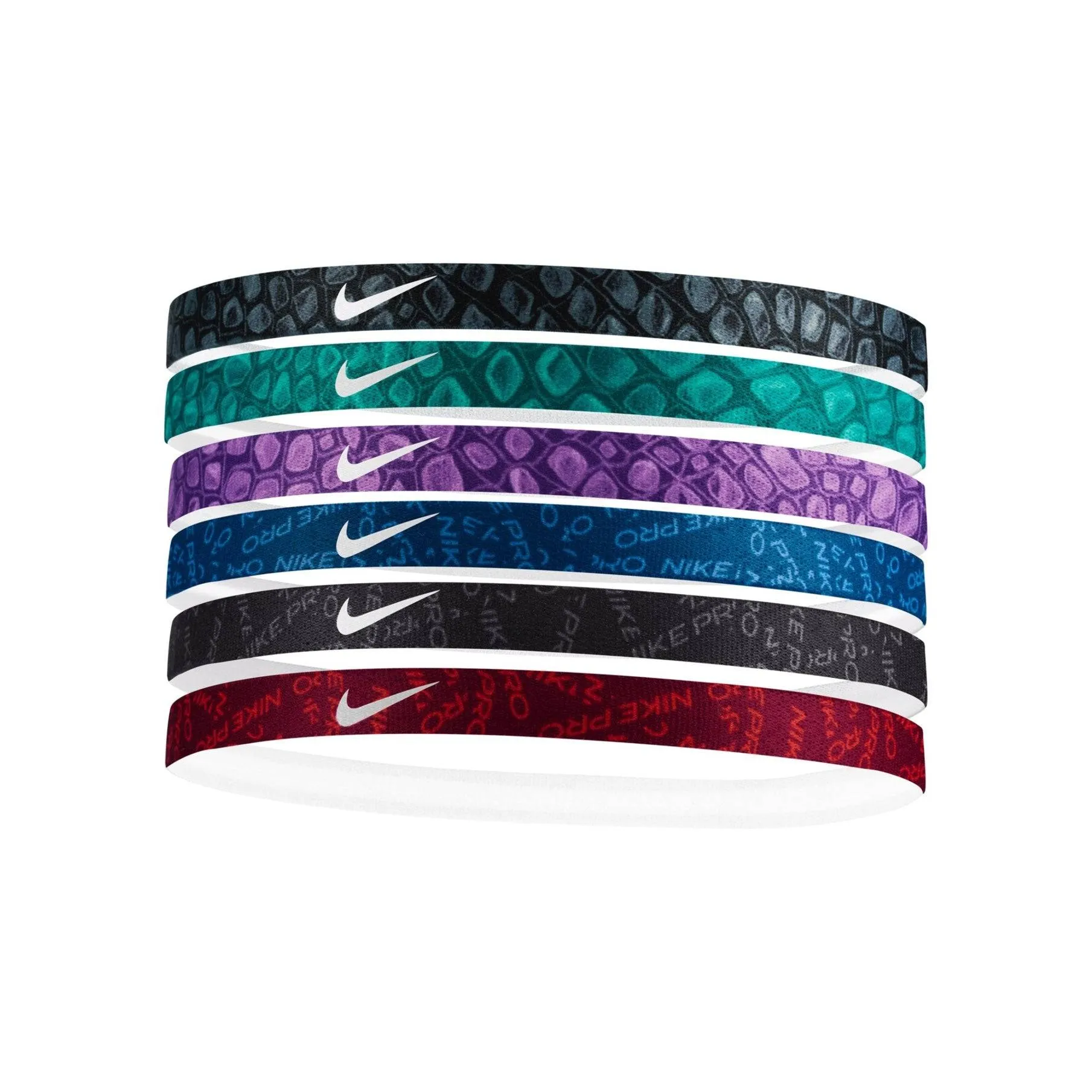 Nike Printed Headbands 6PK