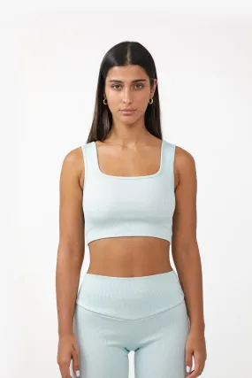 Organic Cotton & Bamboo Ribbed Strap Top