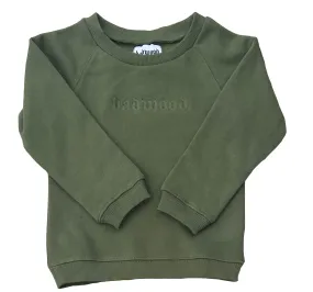 PREMIUM Kids Crewneck in OLIVE