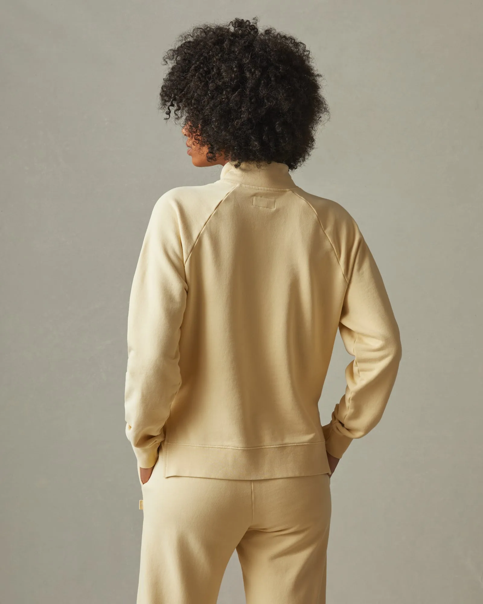 Premium Midweight Half Zip - Golden Glow