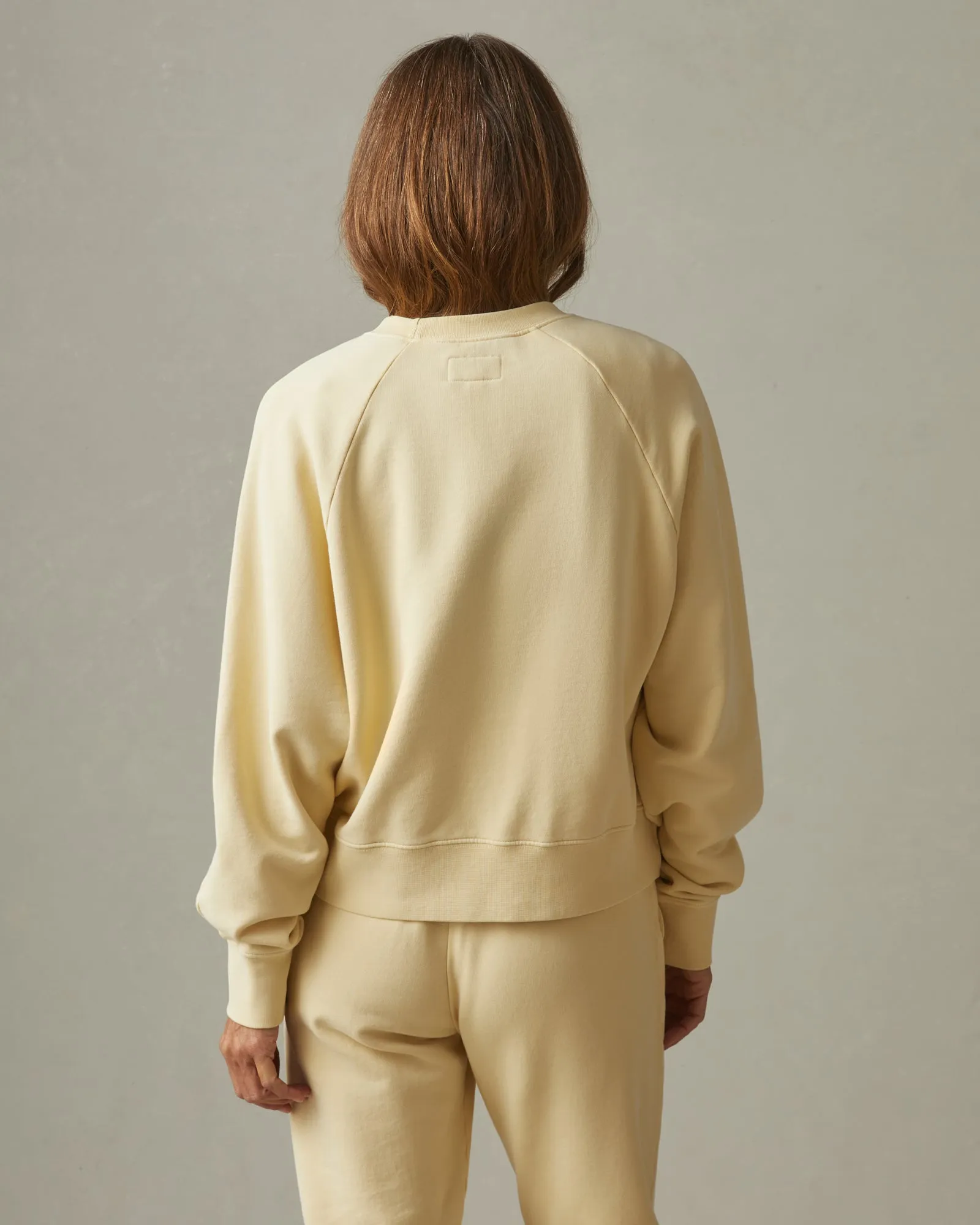 Premium Midweight Oversized Crew - Golden Glow