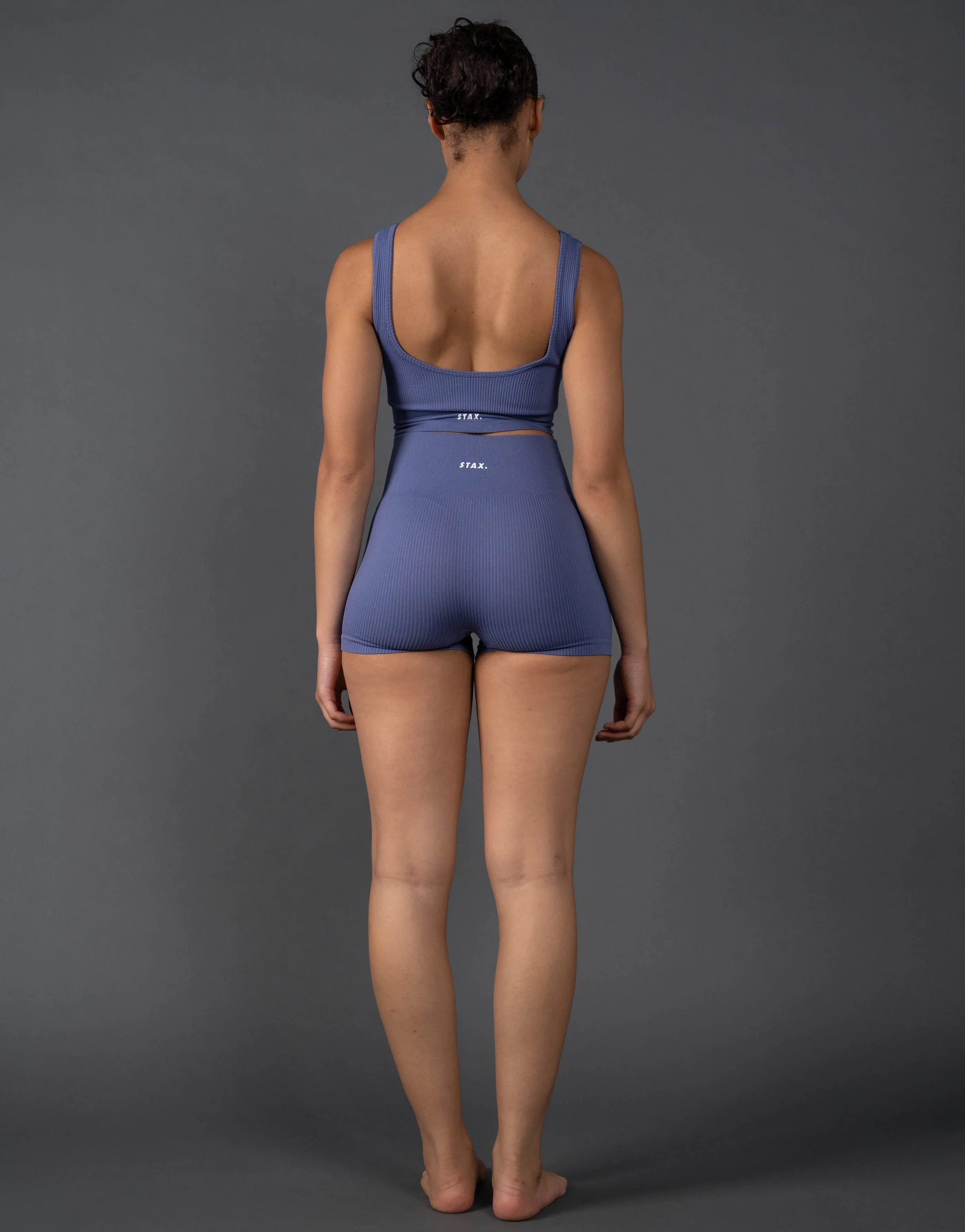 Premium Seamless Mini Lounge Shorts V5.1 - Topaz