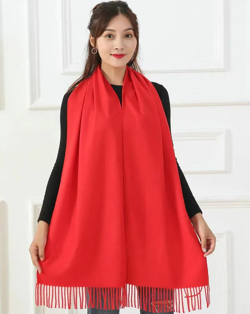 Red Scarf Printed Logo Chinese Red Scarf Embroidered Logo Annual Meeting Activity Party Opening Ceremony Red Scarf