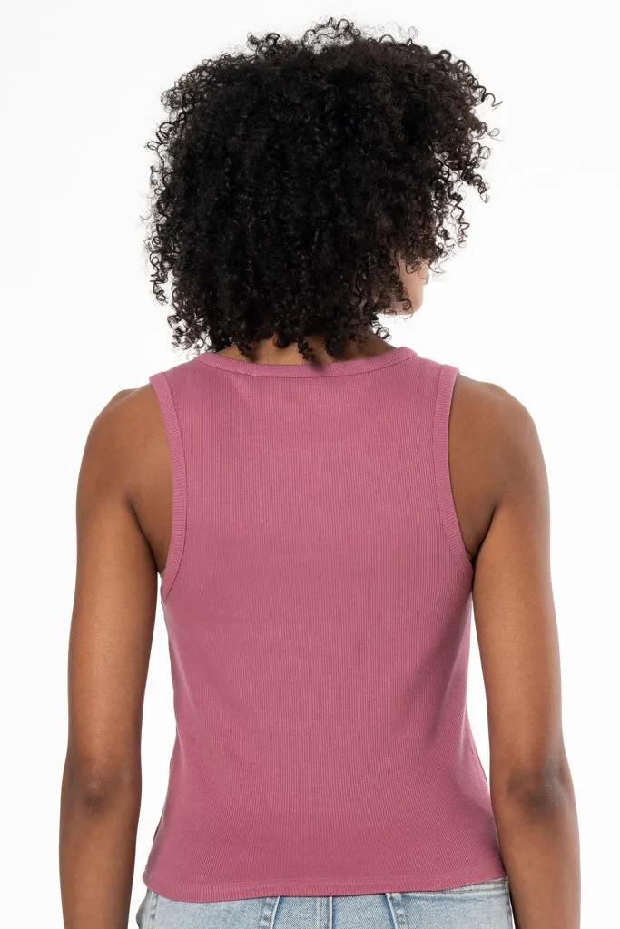 Ribbed Tank _ 141576 _ Mauve